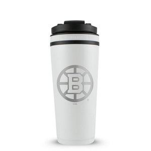 Officially Licensed Boston Bruins 26oz Ice Shaker - White
