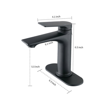 Single Hole Bathroom Sink Faucet, Single Handle Bathroom Faucet
