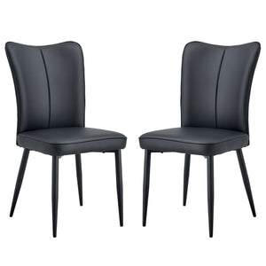 Minimalist Style Minimalist Dining Chairs With Metal Legs