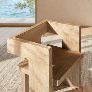 Avenel - Sculptural Block Accent Chair