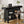 2 Tier Mini Bar Table For Kitchen - Black