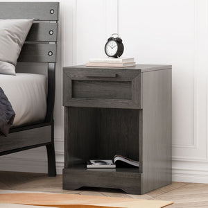 Broxon Rustic Drawer Nightstand