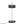 Puck Contemporary Table Lamp in Nickel and Black Metal