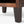 End Table in Brown Acacia Wood with Storage Drawer and Shelf