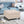Upholstered Tufted Fabric Storage Ottoman, Wheat
