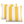 4 Pack Outdoor Pillow Covers - Yellow/White