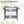 3-Shelf Outdoor Grill Table with Wheels