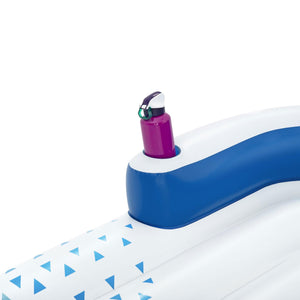 Bestway Hydro-Force Indigo Wave 72" Double 2 Person Inflatable Lounge Pool Float