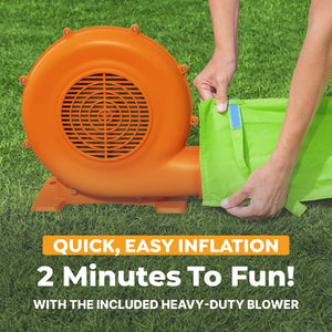 Bestway H2OGO! Funfinity Splash Kids Inflatable Mega Water Park with Air Blower