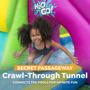 Bestway H2OGO! Funfinity Splash Kids Inflatable Mega Water Park with Air Blower