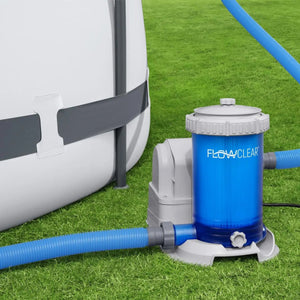 Bestway 58671E Flowclear 2,500 Gallon Transparent Above Ground Pool Filter Pump