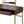 Coleen Walnut & Gold Finish Vanity Desk with Mirror & Jewelry Tray