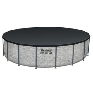 Bestway Steel Pro MAX 18'x48" Round Above Ground Swimming Pool with Pump & Cover