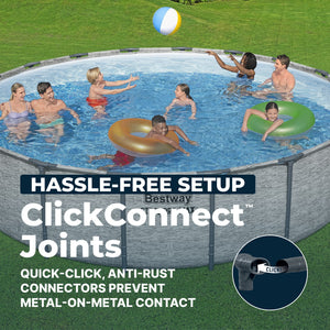 Bestway Steel Pro MAX 18'x48" Round Above Ground Swimming Pool with Pump & Cover