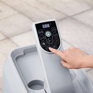 Bestway SaluSpa Santorini HydroJet Inflatable with 180 Soothing Jets, Gray