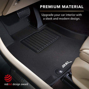 3D MAXpider Kagu Series Custom Floor Mat Liner Set for Toyota Tundra Crewmax