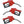 Apache 3/4 Inch Connection Automatic Shut Off Fuel Pump Nozzle, Red (3 Pack)