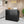 Modern Reception Desk, Front Desk Table With Cable Grommet & Privacy Panels