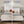 Hayden King Size Upholstered Wingback Bed with Textured Ivory Canvas and Tall 54' Headboard