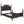 Berwick - 4 Poster Queen Bed With Serpentine Headboard - Dark Oak