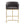 Mid-Century Modern Stool With Steel Base