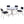 Marla - 5 Piece Dining Set With Round Table And Upholstered Chairs - White