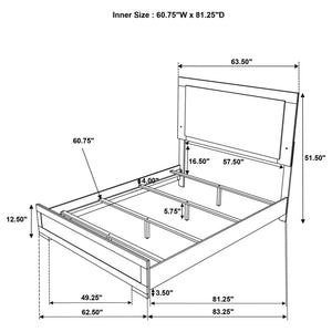 Lincoln - LED Panel Bed With Touch Light Headboard