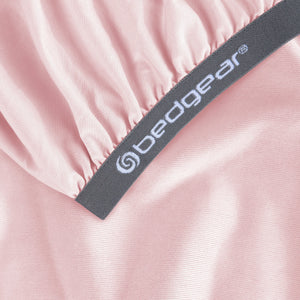 BedGear Hyper-Linen Crib Sheet, Light Pink