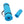 BalanceFrom Fitness GoYoga+ 71x24in Exercise Yoga Mat w/Knee Pad & Strap, Blue