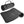 BalanceFrom Fitness GoYoga 71x24in Anti Tear Exercise Yoga Mat with Strap, Black