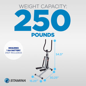 Stamina Products 40-0069 Spacemate Adjustable Folding Fitness Stepper Machine