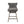 360 Degree Swivel Counter Stool With Silver Detailing