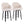 Dahlia - Contemporary Counter Stool Round Footrest (Set of 2)