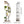 63-Inch Tall 6-Tier Indoor Plant Stand with Grow Lights (2-Pack)