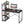 Bestier 47 Inch Computer Writing Desk w/ Storage Shelves for Small Spaces, Brown - TRAPSKI