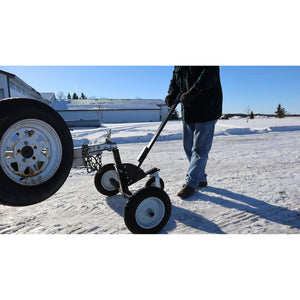 Tow Tuff TMD-1000CATV Adjustable Steel 1000lb Heavy Duty Trailer Dolly, Black