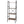 Jomeed Rustic Modern 4 Tier Wood and Steel Bookshelf Storage Organizer Shelf