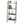 Jomeed Rustic Modern 4 Tier Wood and Steel Bookshelf Storage Organizer Shelf