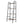 Jomeed Rustic Modern 4 Tier Wood and Steel Bookshelf Storage Organizer Shelf