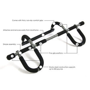Stamina Products 50-0050 Doorway Trainer Plus Door Gym Home Exercise Pull Up Bar - TRAPSKI