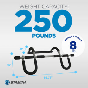 Stamina Products 50-0050 Doorway Trainer Plus Door Gym Home Exercise Pull Up Bar