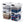 Homz Secure Latch Large Clear Stackable Storage Container Bin, 31 Quart, 4 Count