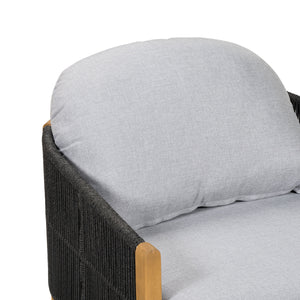 Grotta Outdoor Wood Club Chair