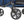 Gorilla Carts 7 Cubic Feet Foldable Utility Beach Wagon with Oversized Bed, Blue