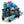 Gorilla Carts 7 Cubic Feet Foldable Utility Beach Wagon with Oversized Bed, Blue