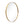 ANDY STAR Modern 24 x 36 Inch Oval Wall Hanging Bathroom Mirror, Brushed Gold
