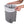 Sterilite 10818002 2.6 Gallon Ultra StepOn Wastebasket with Lid and Base, 2 Pack