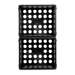 Sterilite Mini Crate Stackable Plastic Storage Bin Organizer w/ Handles, 12 Pack