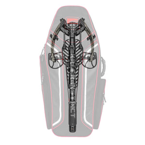 Killer Instinct 2083 Slayer Coffin Padded Crossbow Case, 36 Inches Wide, Black