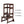 SDADI LT05E Mother's Helper Adjustable Height Kids Kitchen Step Stool, Espresso - TRAPSKI